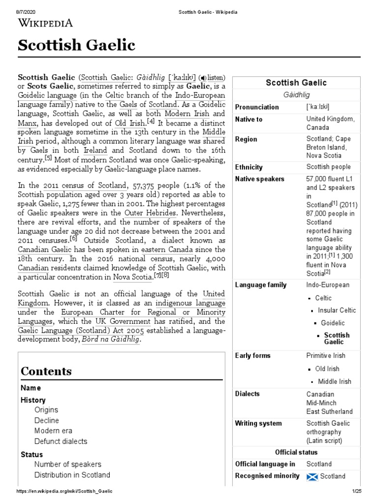 Scottish Gaelic PDF | PDF | Irish Language | Gaels