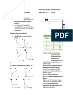 Movimientos rectilíneos uniformes y no uniformes