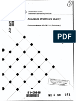 Assurance of Software Quality PDF