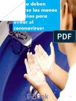 E-Book Cómo Deben Lavarse Las Manos Los Niños para Evitar El Coronavirus