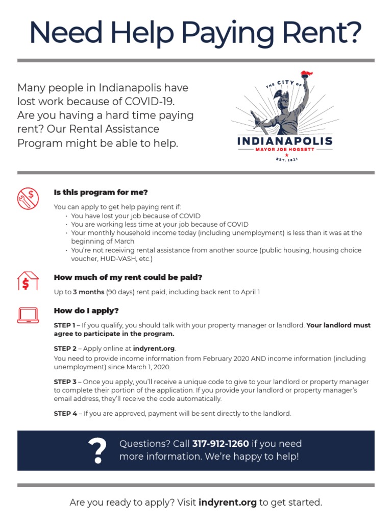 Indianapolis Rental Assistance Guide | PDF | Renting | Landlord