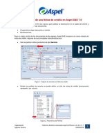 Elaboración de Una Nota de Crédito en SAE 7 0