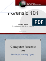 Computerforensic101 Owaspkhartoum