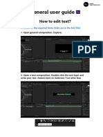 General After Effects User Guide PDF