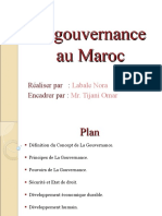 La Gouvernance Au Maroc