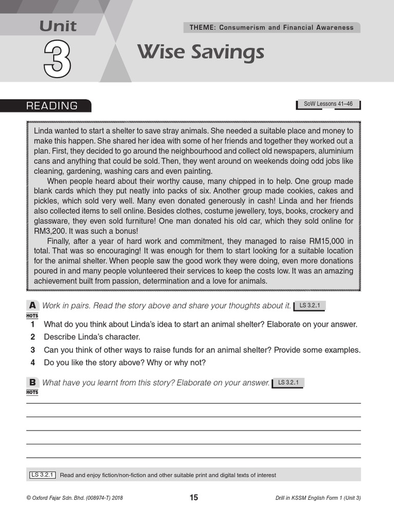Drill In Kssm English Form 1 Answers Sam Terry