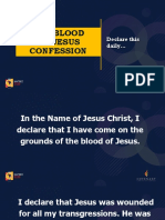 Confessions - The Blood of Jesus