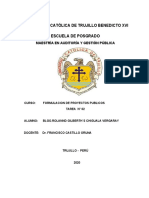 Niveles documentos técnicos proyectos inversión Perú