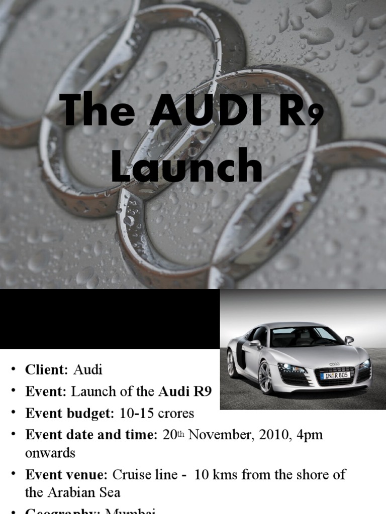 Audi R9 Launch Event Mumbai 2010 | PDF