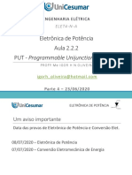 Eletrônica de Potência Aula 2.2.2 PUT - Programmable Unijunction Transistor