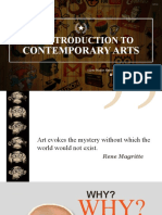An Introduction To: Contemporary Arts