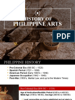 History Of: Philippine Arts