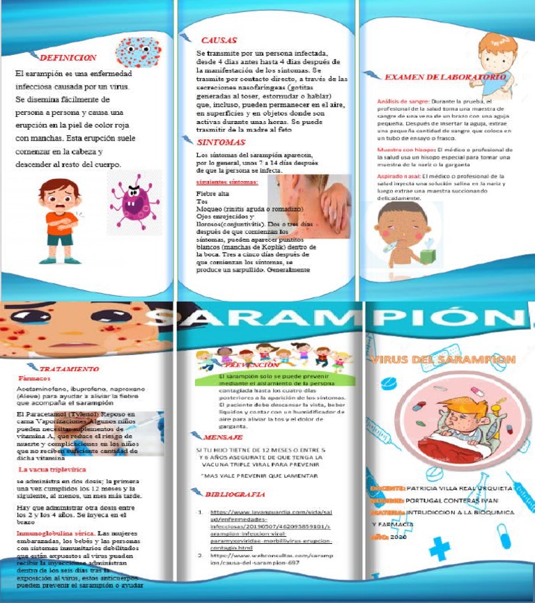 Sarampion Triptico Pdf