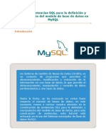 Bases de Datos en SQL - Sesión Uno PDF