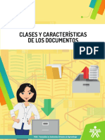 clases y caracteristicas de los documentos