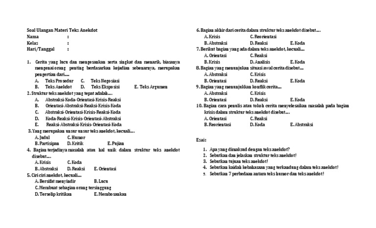 Anekdot 1 | PDF