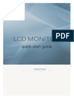 LCD Monitor: Quick Start Guide