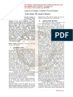 Dynamic Analysis of Single Cylinder Petrol Engine PDF