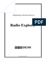 Radio Explorer: Firmware Update Manual