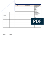 Manual Welding Report (Gravity Line) : Date