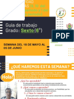 18 de Mayo A 5 de Junio Sociales 6°