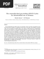 The Externally-Fired Gas-Turbine (EFGT-Cycle) For Decentralized Use of Biomass