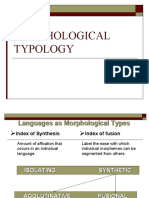 Morphological Typology