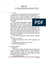 PPN SUBJEK DAN BUKAN SUBJEK