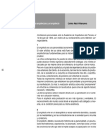Reflexiones Personales Sobre La Arquitectura y El Arquitecto. Carlos Raul Villanueva PDF