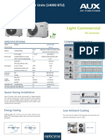Light Commercial: Specifications COM Bination Table