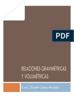 Relaciones Gravimétricas y Volumétricas PDF