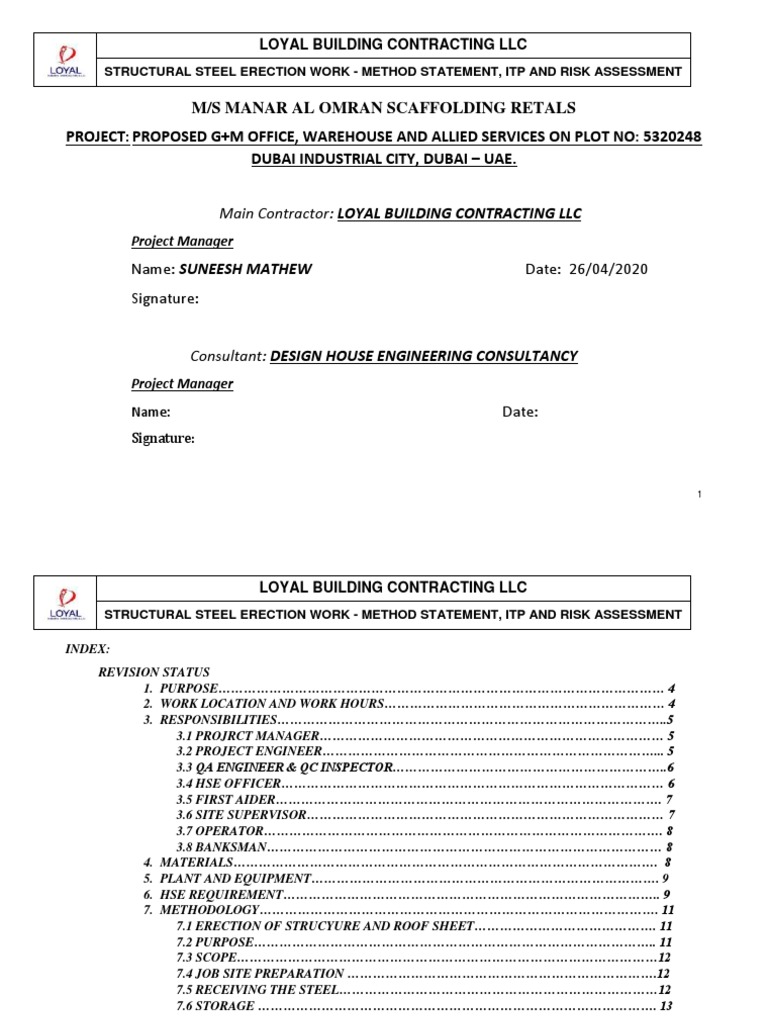 ERECTION Work MS | Descargar gratis PDF | First Aid | Crane (Machine)