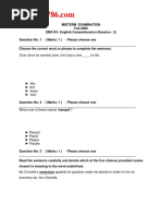 Eng101 Mid Term 1