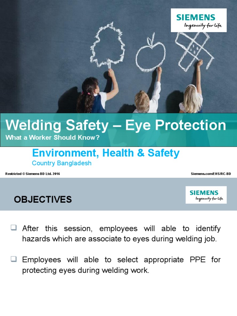 Welding Safety Eye Protection PDF Ultraviolet Welding