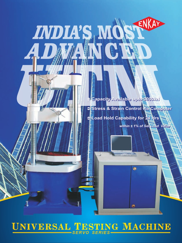 Advanced Universal Testing Machine | PDF