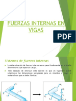 Fuerzas Internas en Vigas PDF