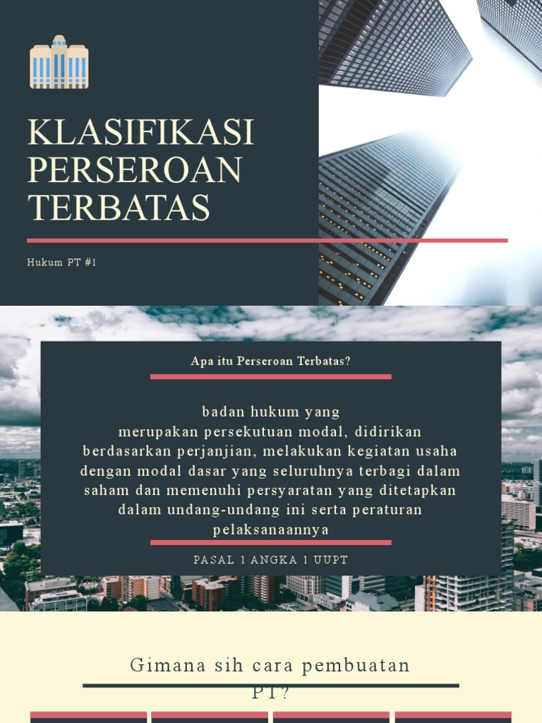 Klasifikasi Perseroan Terbatas