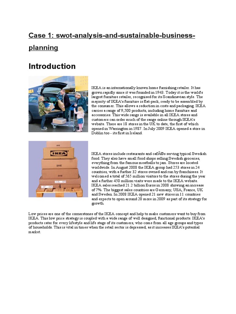 Case Studies 703103 Exam | PDF | Sustainability | Swot Analysis