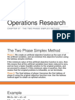 Operations Research: Chapter 07 - The Two Phase Simplex Method