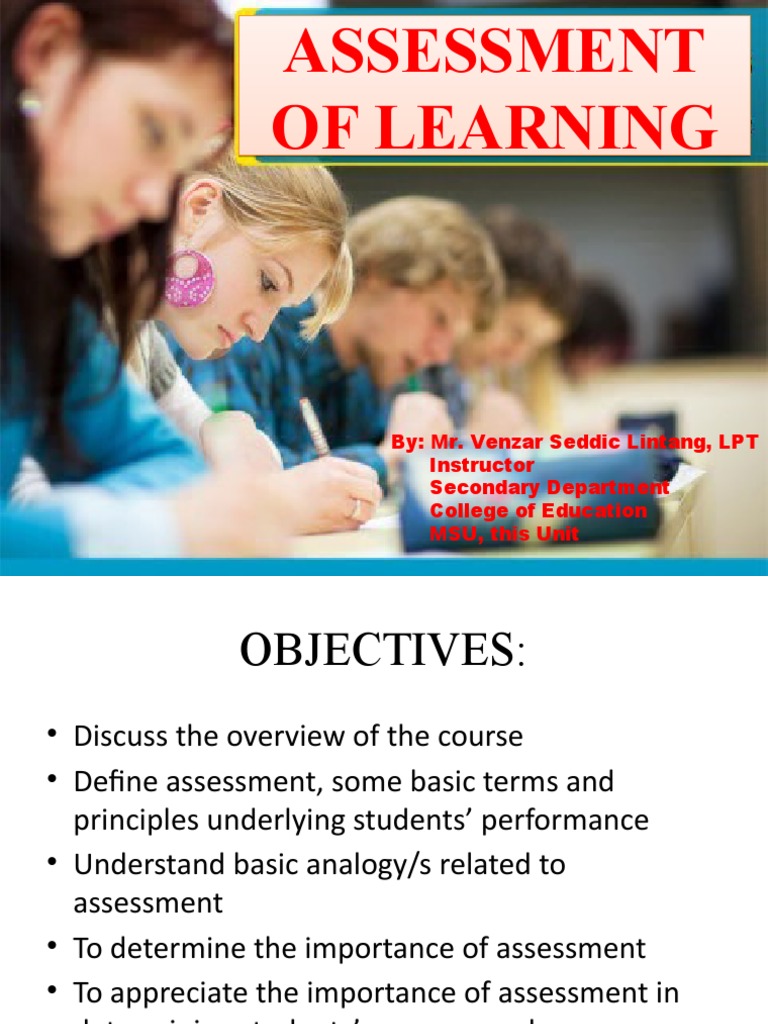 Assessment Modified and Improved by Mr. Lintang | PDF | Educational ...