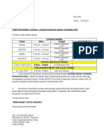 Jadual Latihan 2020