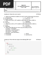 Quiz(1) sol