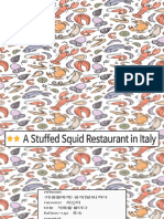 A Stuffed Squid Restaurant in Italy