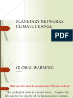 Planetary Networks: Climate Change