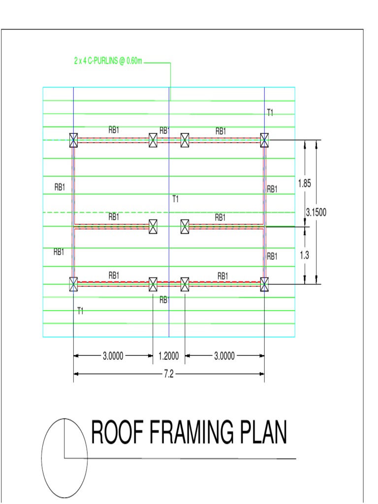 Roof Framing Plan PDF | PDF