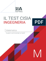 Il Test CISIA INGEGNERIA - Matematica Vol.1 PDF