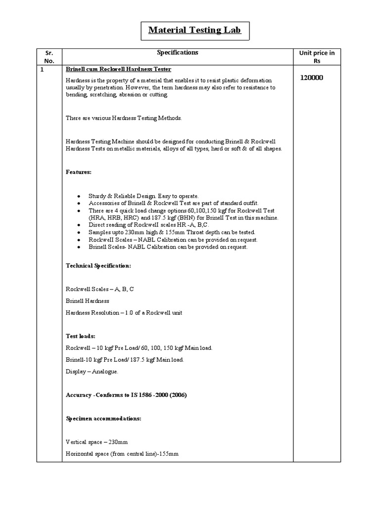 Hardness and Material Testing Machines | PDF | Hardness | Mechanics