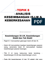 Topik 8 Analisis Keseimbangan IS LM Keberkesanan Dasar 20190918021958 PDF