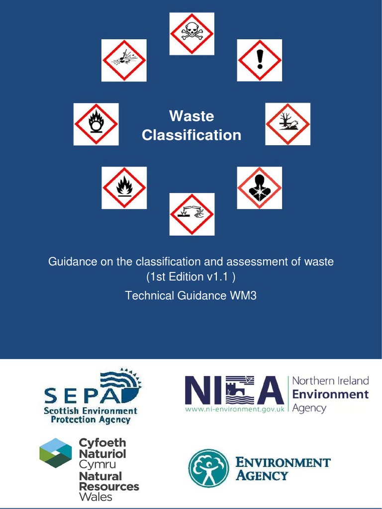 Waste Classification Technical Guidance WM3 PDF Toxicity Waste