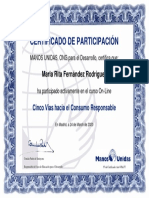 Certificado de Participacin PDF